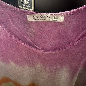 We The Free Pink and Orange Women's Top